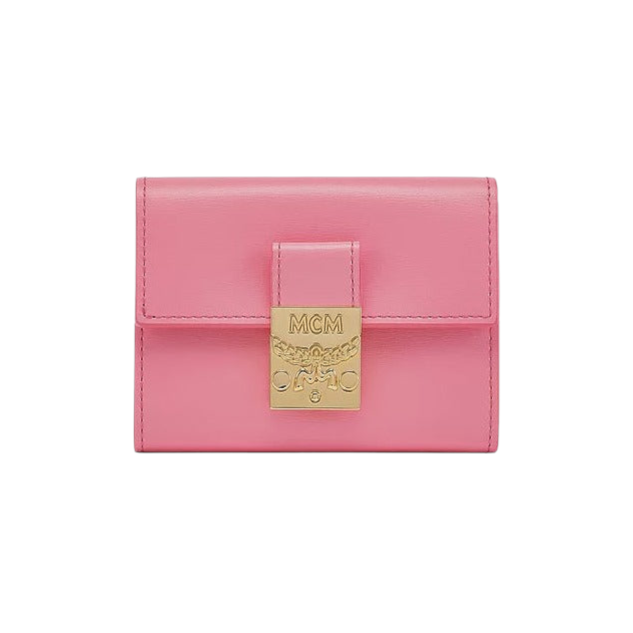 MCM MINI PATRICIA TRIFOLD WALLET PINK