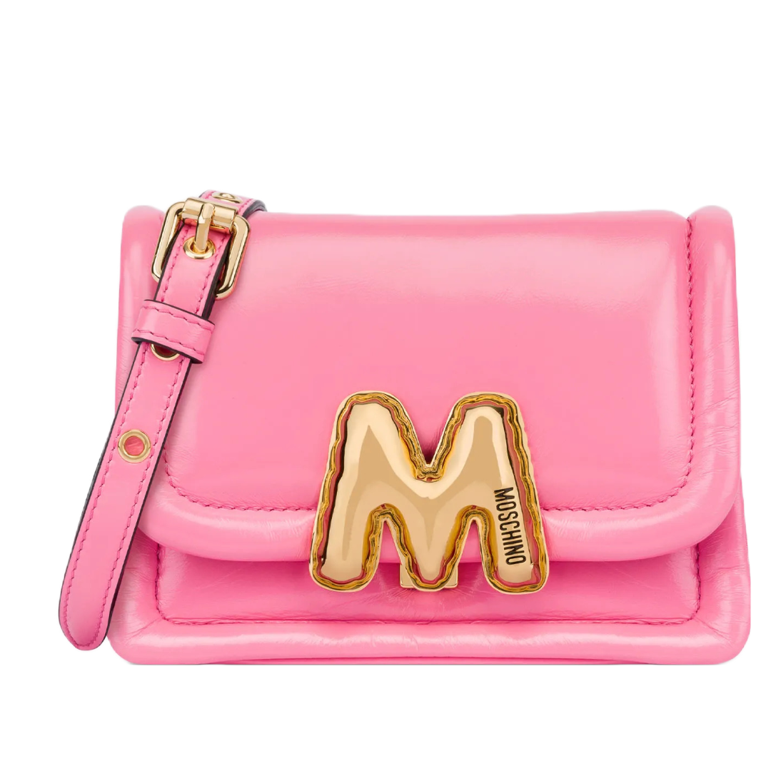 MOSCHINO M BALLOON SHOULDER BAG