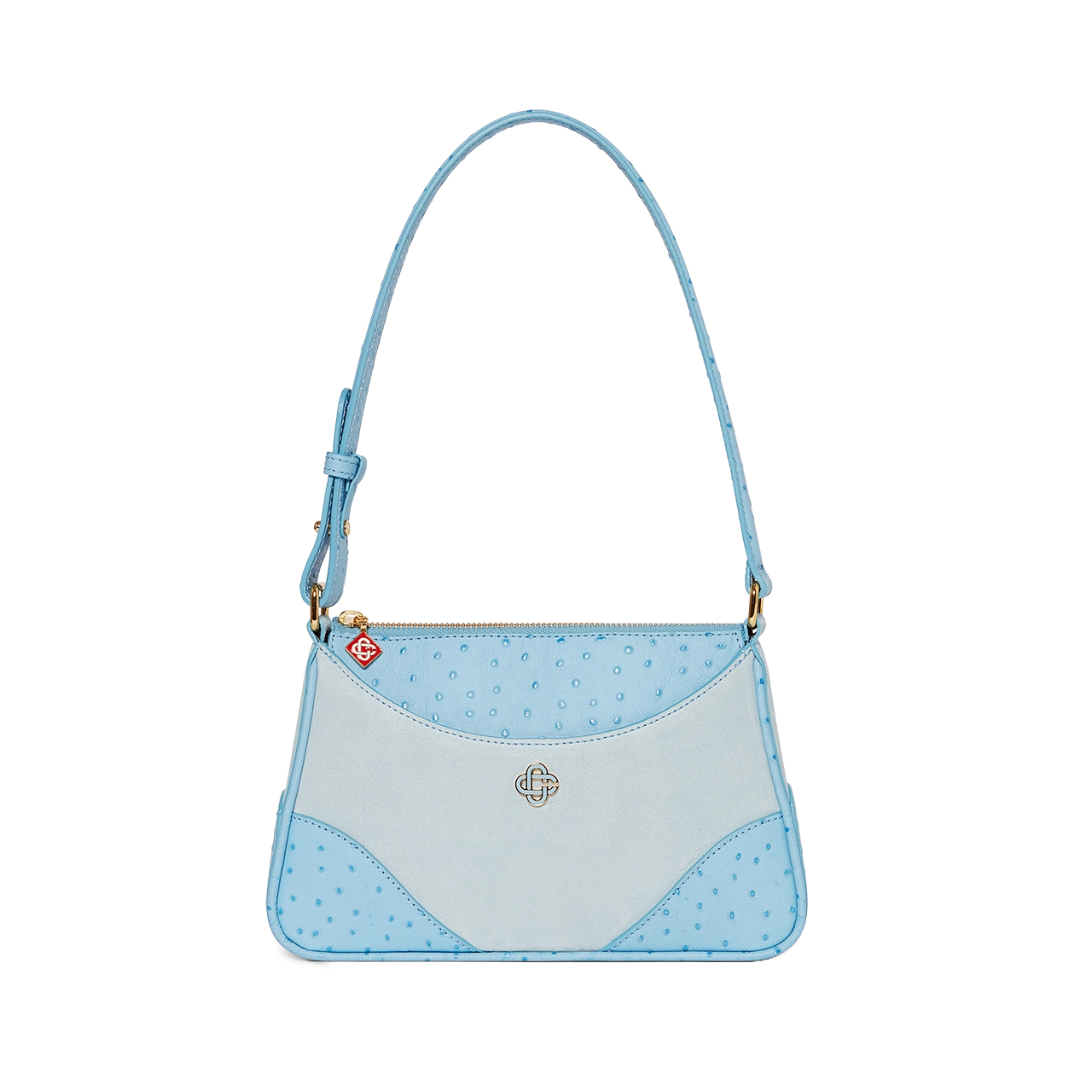 BLUE JEANNE POCHETTE SHOULDER BAG
