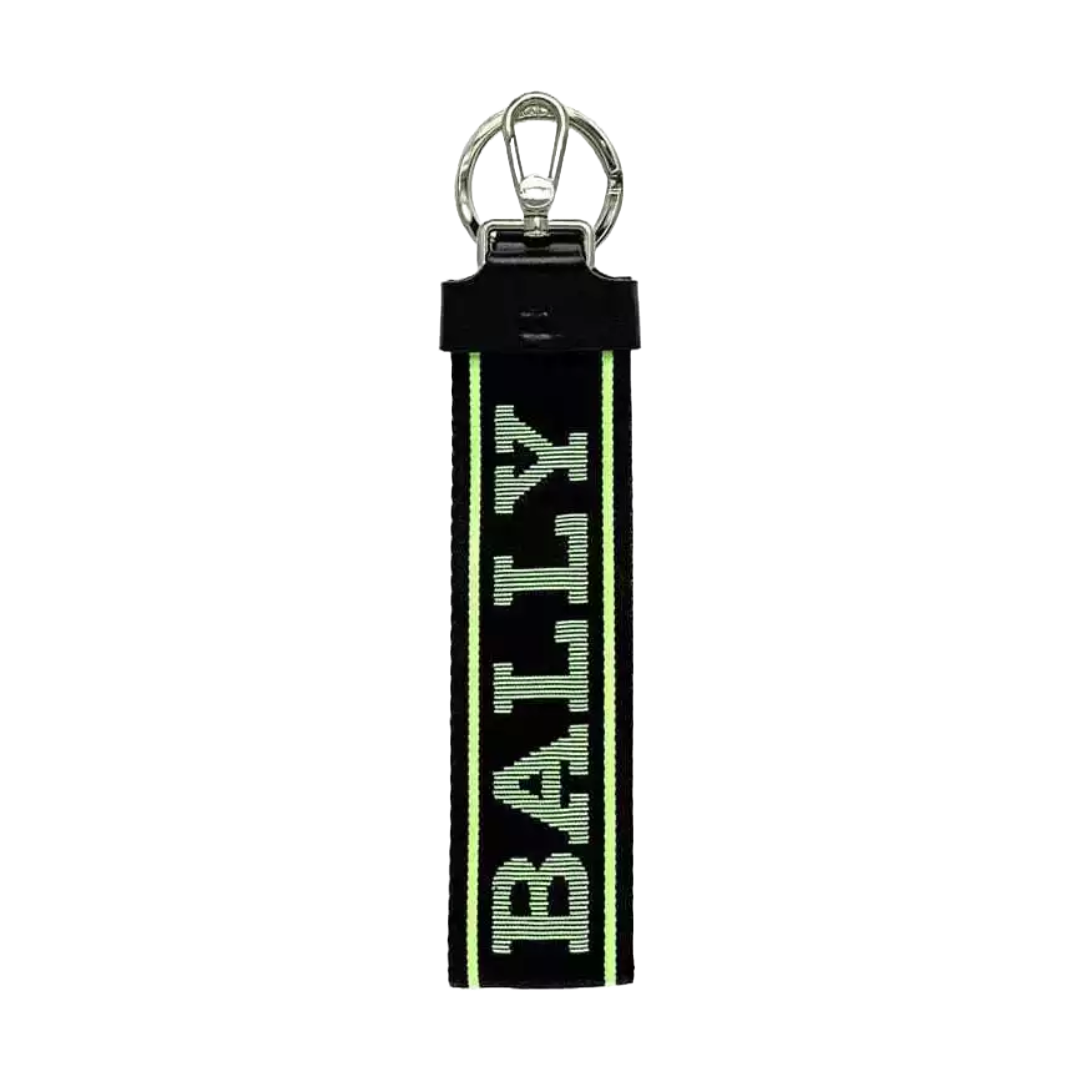 BALLY KEYCHAIN NEON GREEN/BLACK