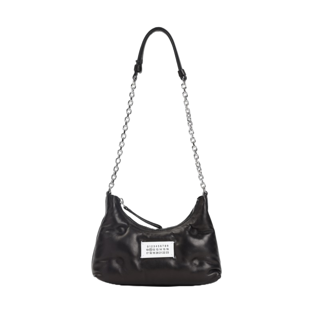 BLACK GLAM SLAM HOBO MICRO BAG