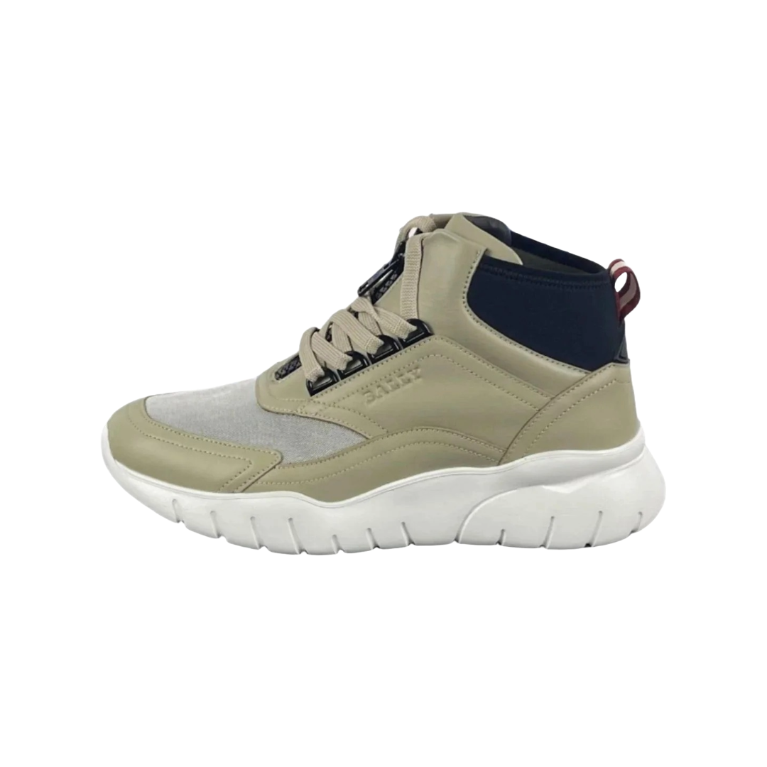 BALLY MENS BIKY CAILLOU LEATHER SNEAKERS