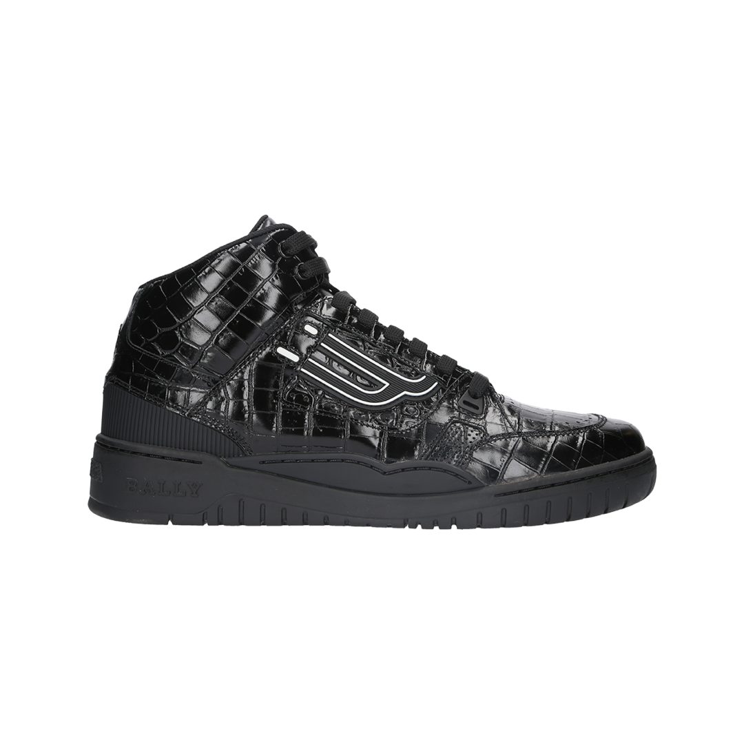 BLACK CALF PRINTED KING-F-WS/00 SNEAKERS