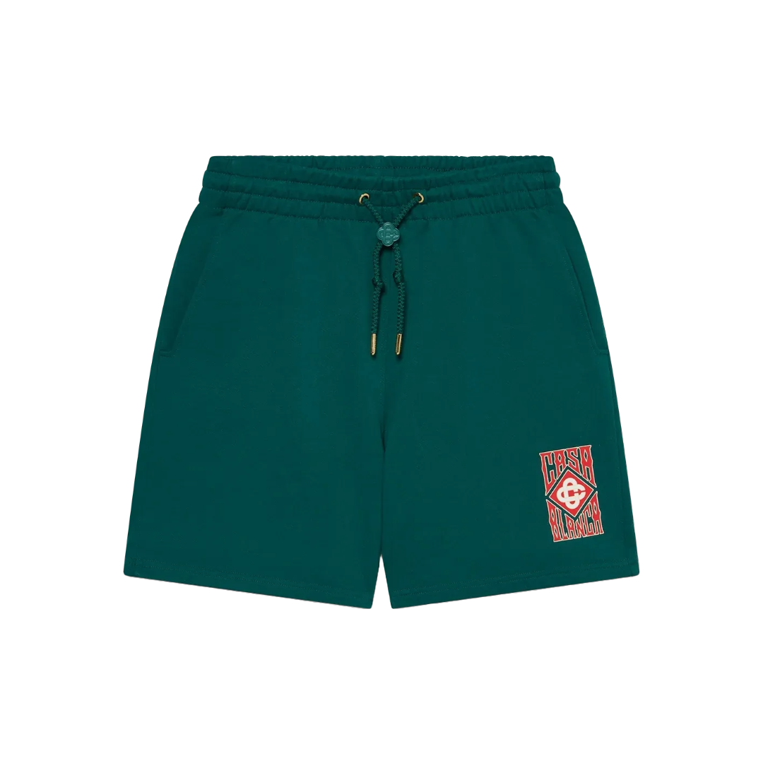GOTHIC LOGO SWEATSHORTS GREEN