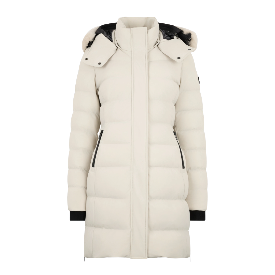 BEIGE GOLD SERIES NYLUXE WATERSHED 3 PARKA