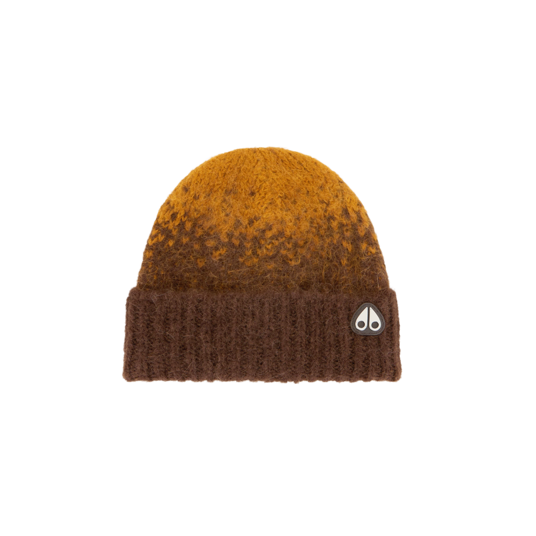 BROWN LUNA KNIT BEANIE